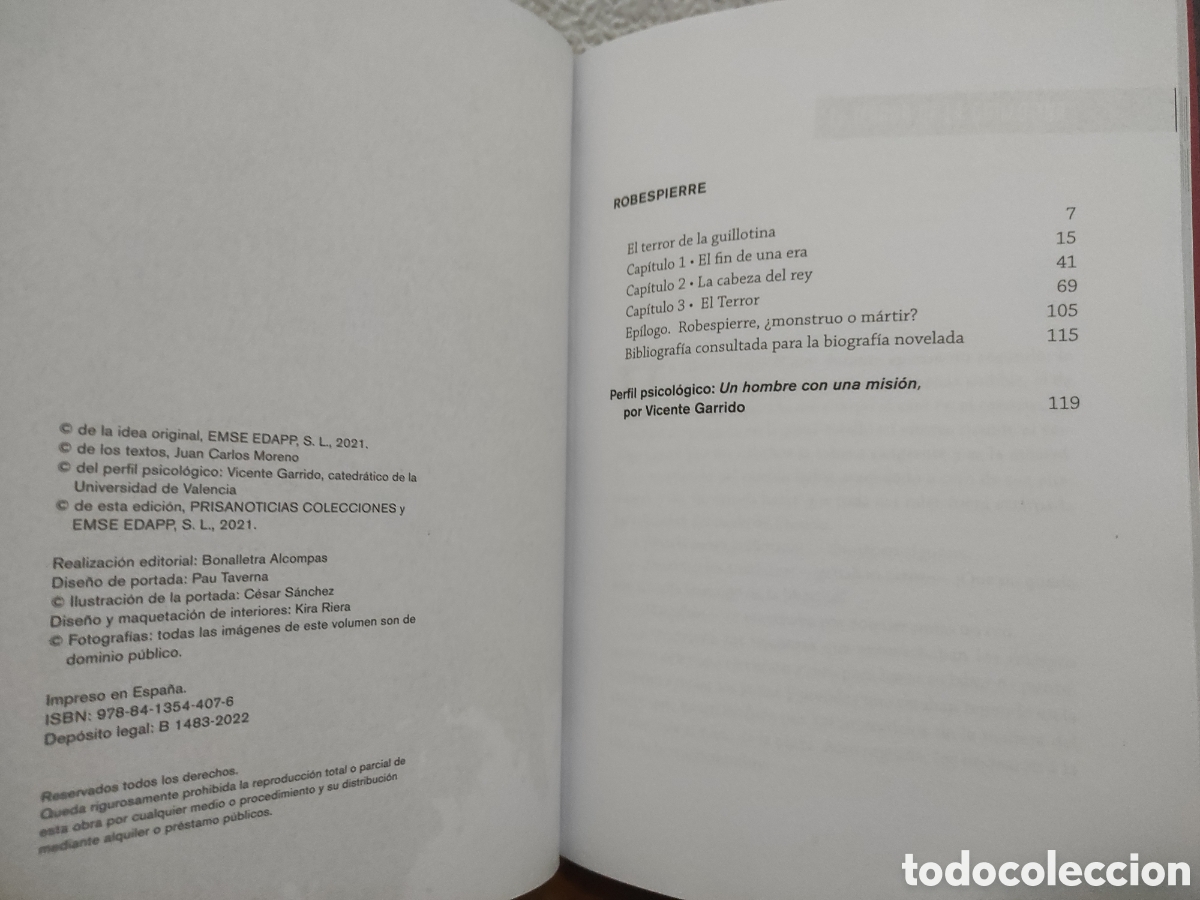 Libros de segunda mano: Rostros del mal. Robespierre. El alma del terror - Foto 3