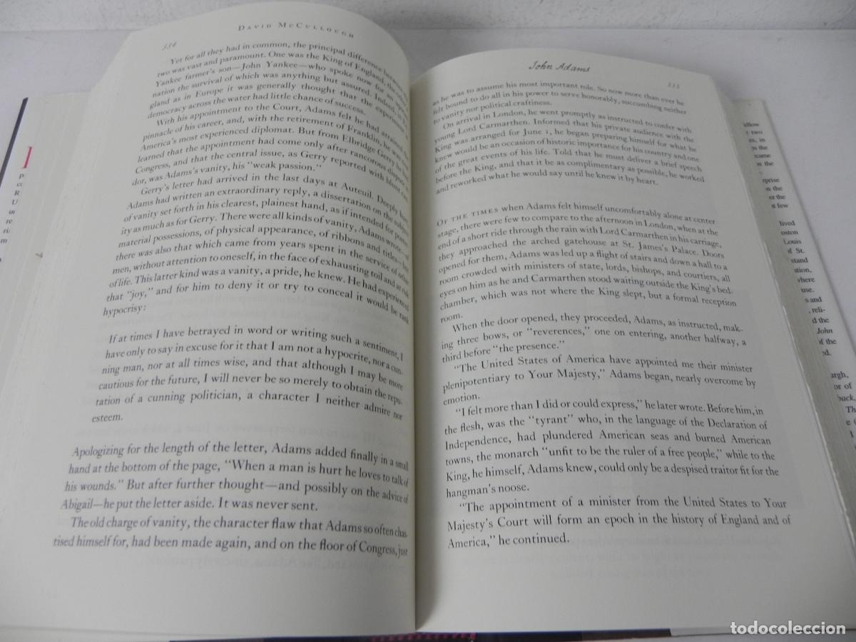 Libros de segunda mano: JOHN ADAMS (DAVID McCULLOUGH) SIMON & SCHUSTER-2001 (LIBRO EN INGL&Eacute;S) - Foto 6