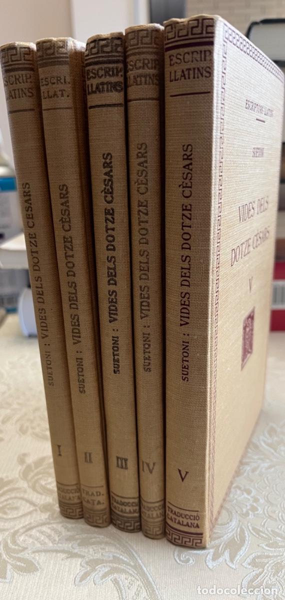 Libros de segunda mano: Suetoni.- Vides dels dotze cesars (5 vols.) - Foto 1