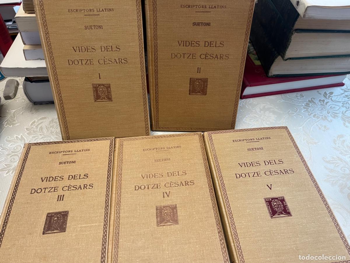 Libros de segunda mano: Suetoni.- Vides dels dotze cesars (5 vols.) - Foto 4