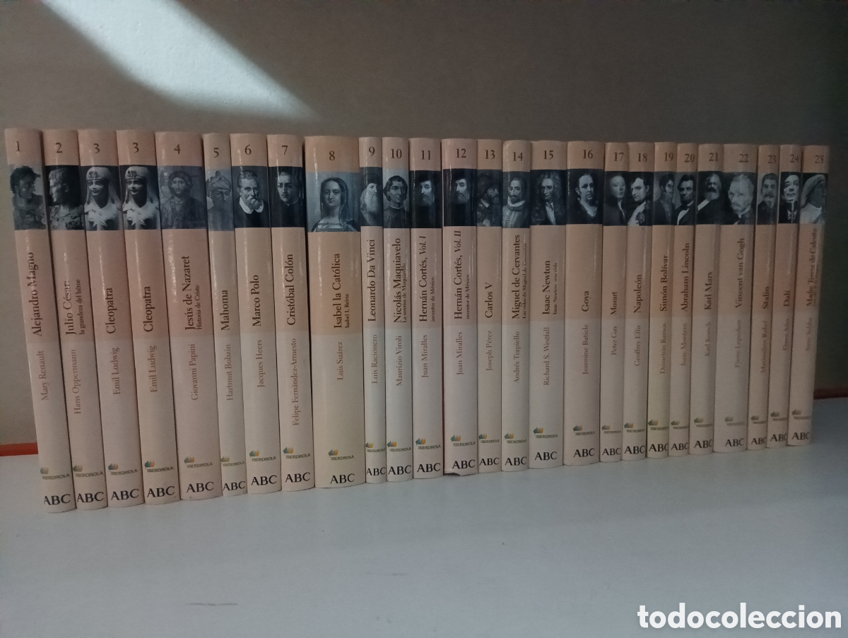 Libros de segunda mano: Protagonistas de la Historia - 25 tomos - Completa - Foto 1