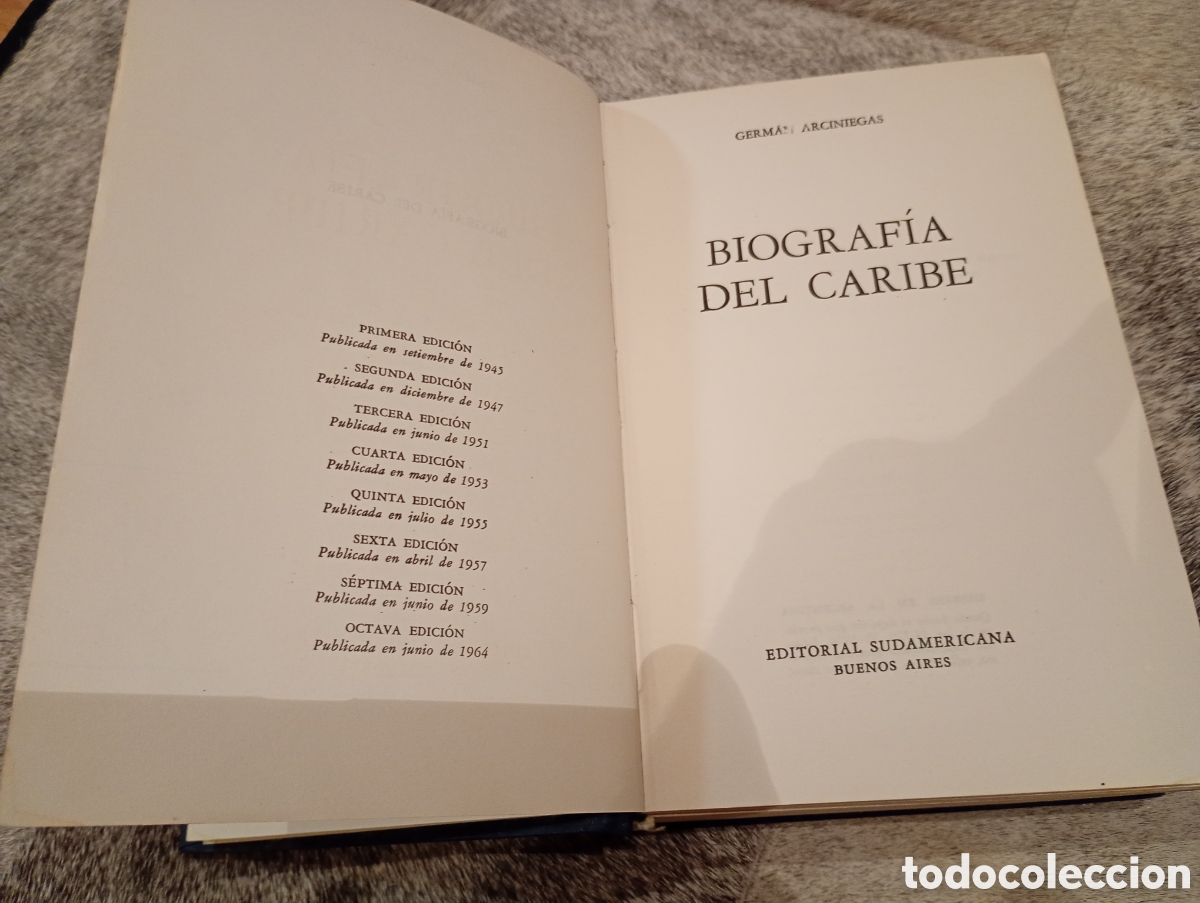 Libros de segunda mano: Biograf&iacute;a del Caribe. - Foto 1