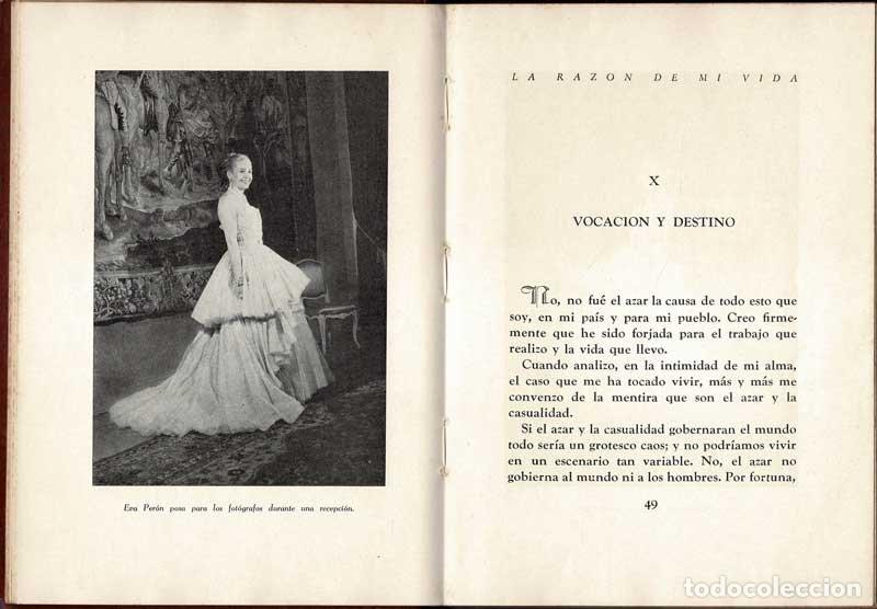 Libros de segunda mano: La raz&oacute;n de mi vida - Eva Per&oacute;n - Foto 3