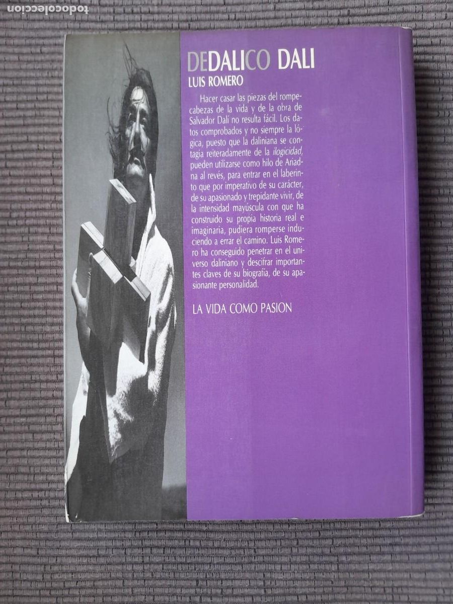 Libros de segunda mano: DEDALICO DALI . LUIS ROMERO . EDICIONES B 1989. - Foto 2