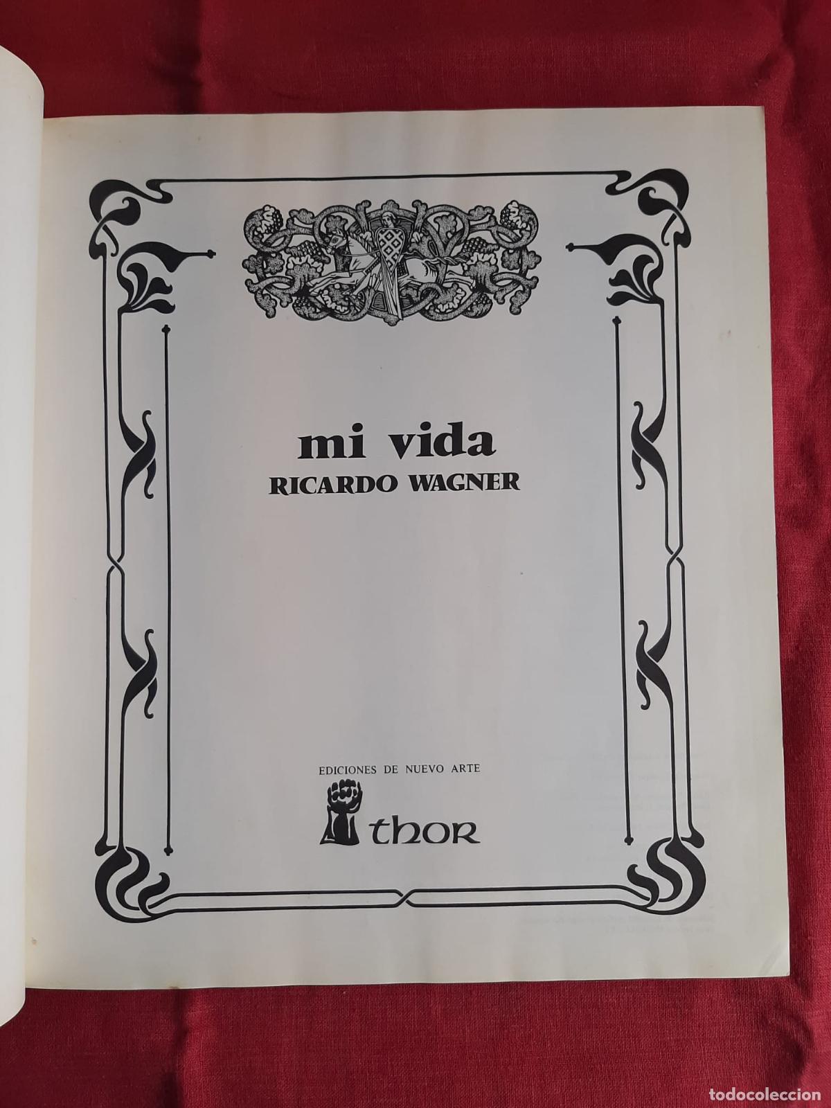 Libros de segunda mano: Mi vida - Wagner, Ricardo - Foto 3