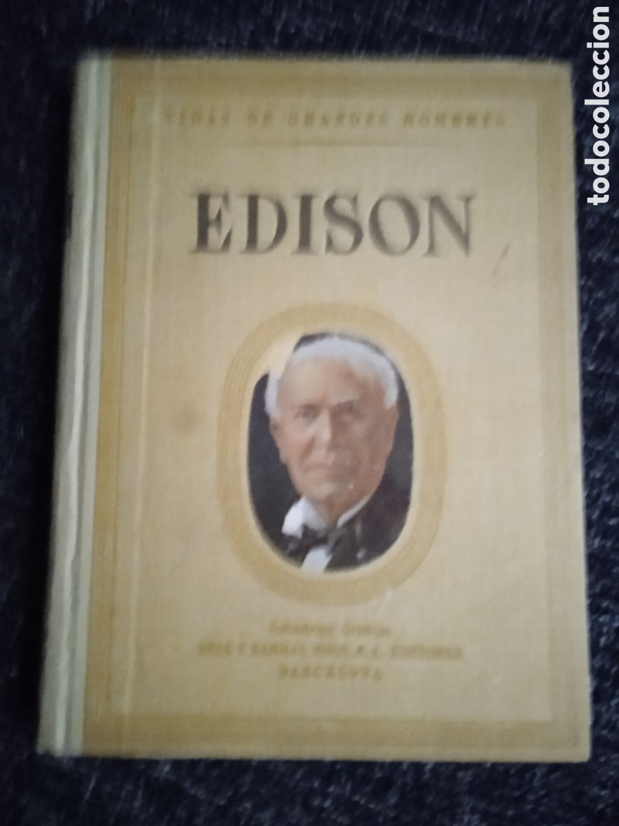 Libri di seconda mano: VIDAS DE GRANDES HOMBRES - EDISON / MARIA LUZ MORALES