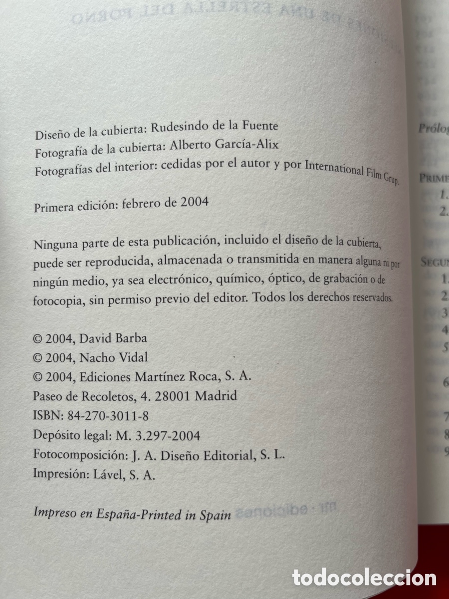 Libros de segunda mano: Libro Nacho Vidal - David Barba - Foto 4