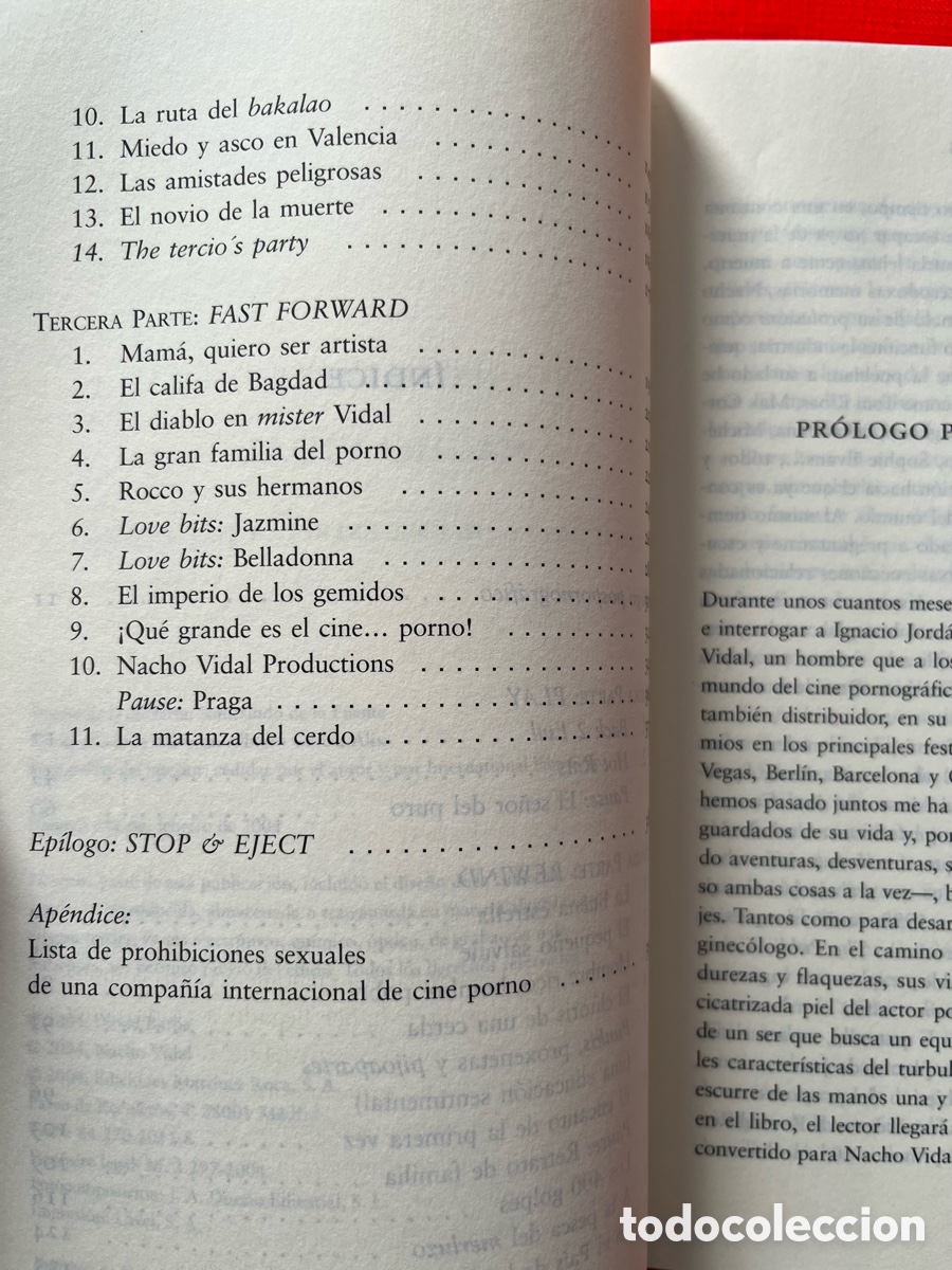 Libros de segunda mano: Libro Nacho Vidal - David Barba - Foto 6