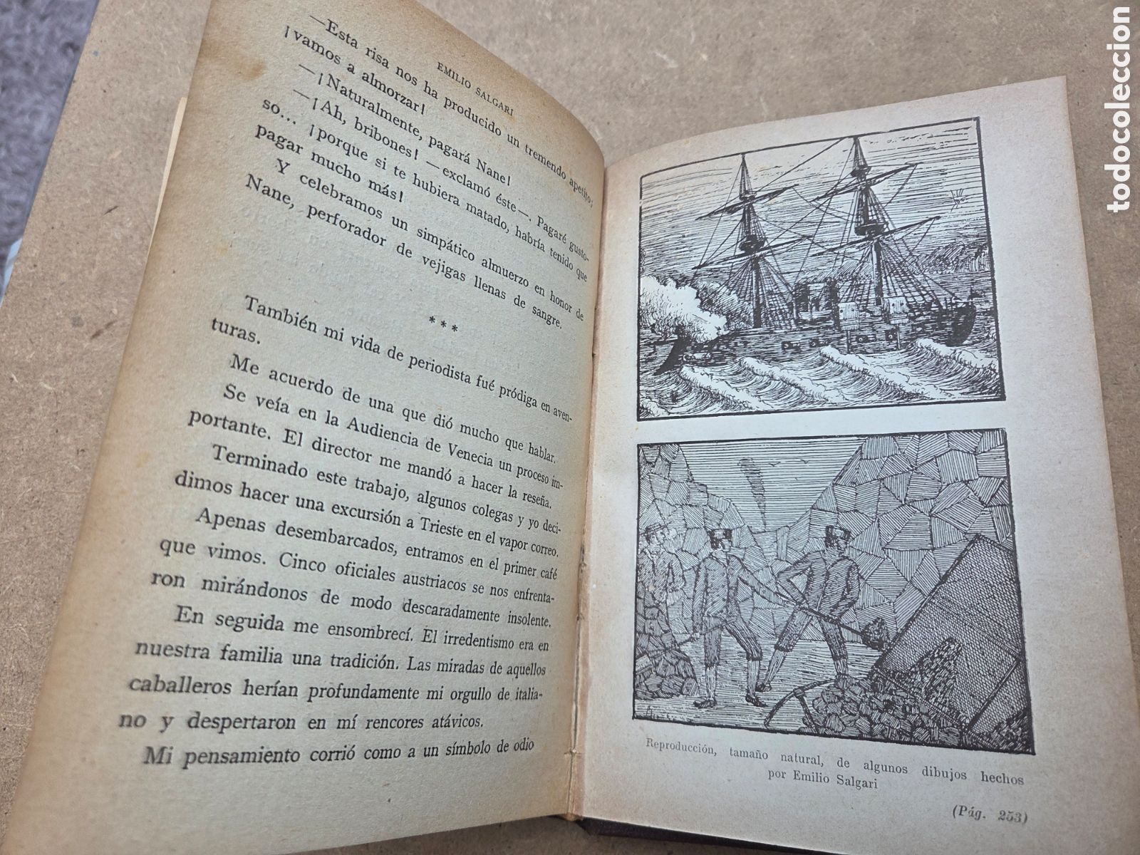 Libros de segunda mano: EMILIO SALGARI. MIS MEMORIAS, - Foto 5