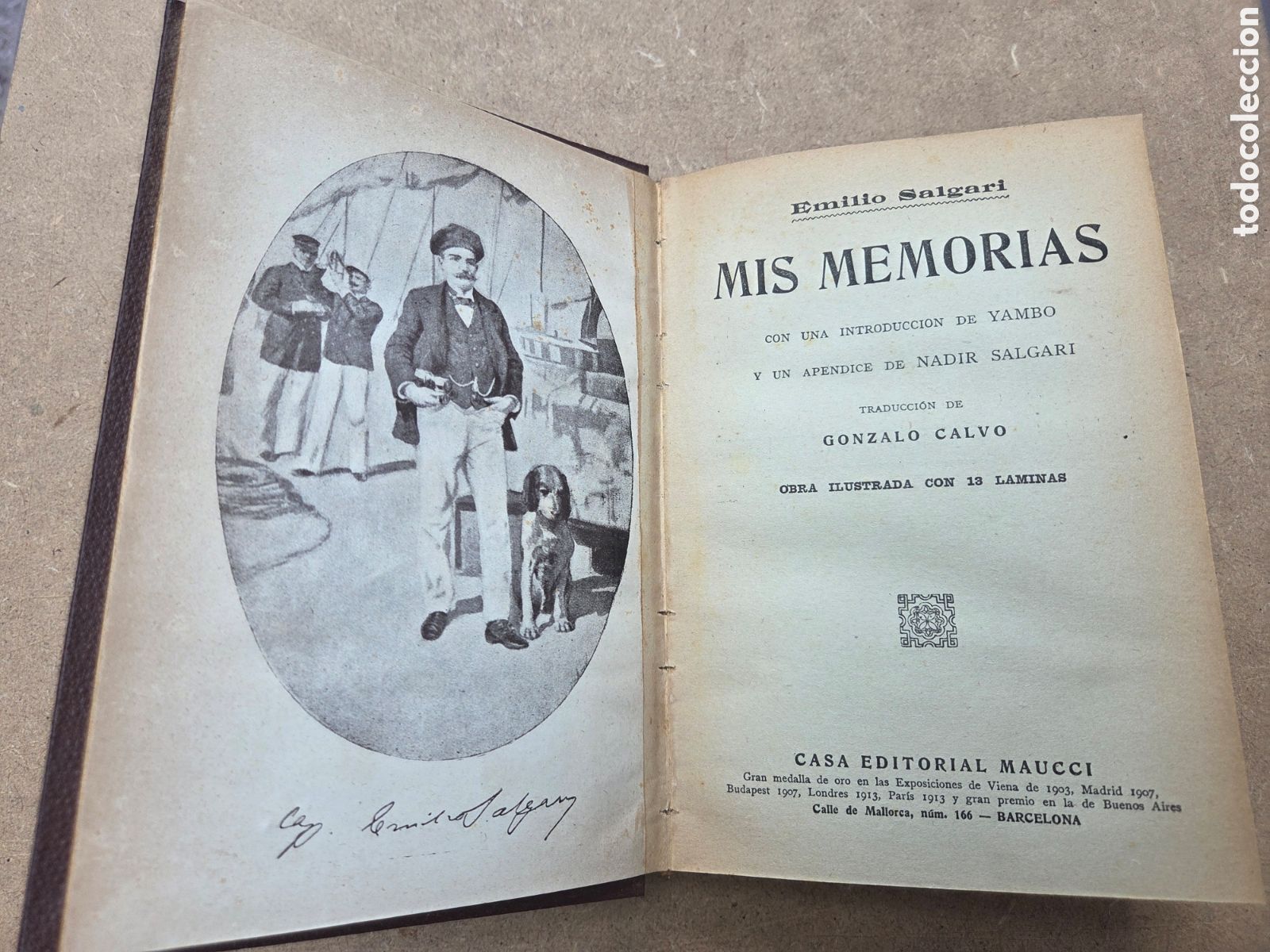Libros de segunda mano: EMILIO SALGARI. MIS MEMORIAS, - Foto 1