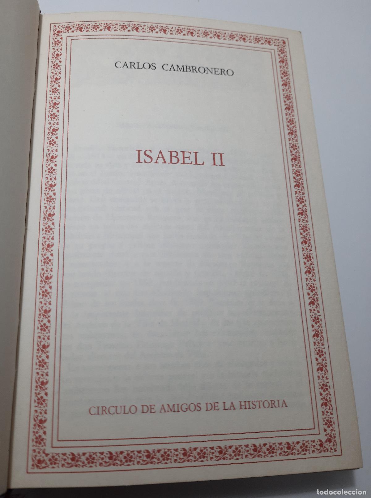 Libros de segunda mano: Isabel II - Cambronero, Carlos - Foto 1
