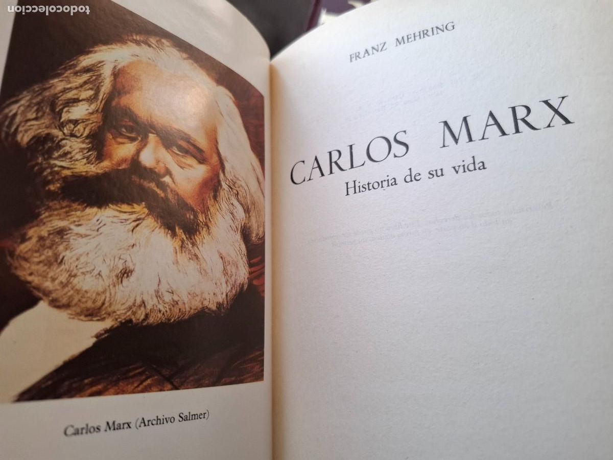 Second hand books: Carlos Marx historia de su vida Franz Mehring