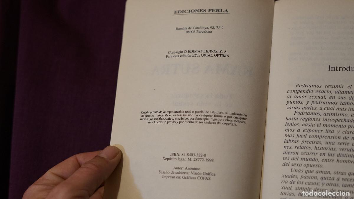 Libros de segunda mano: An&oacute;nimo - Kama-sutra - Optima 1998 - Foto 2
