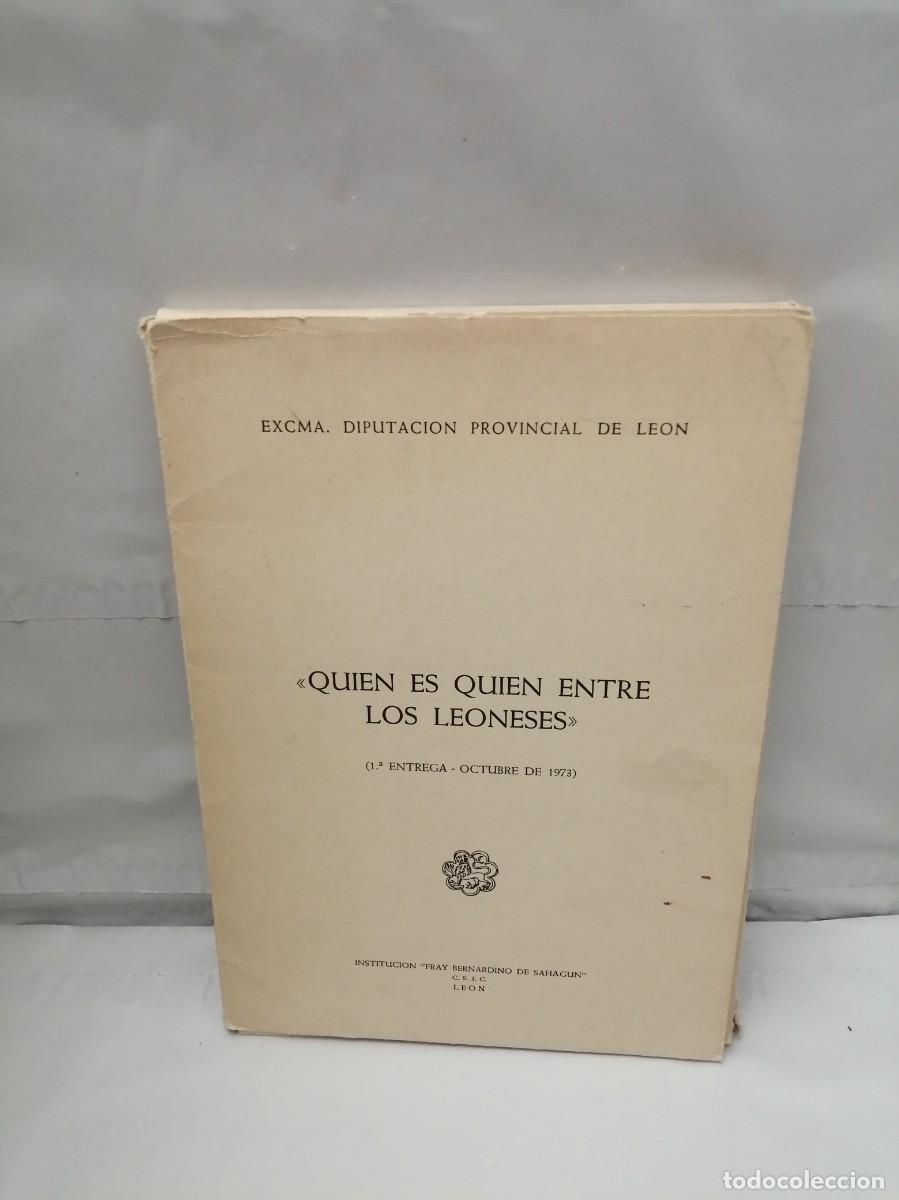 Livres d'occasion: Qui&eacute;n es qui&eacute;n entre los leoneses, Primera Entrega-Octubre 1973 (Carta firmada por Antonio Gamoneda)