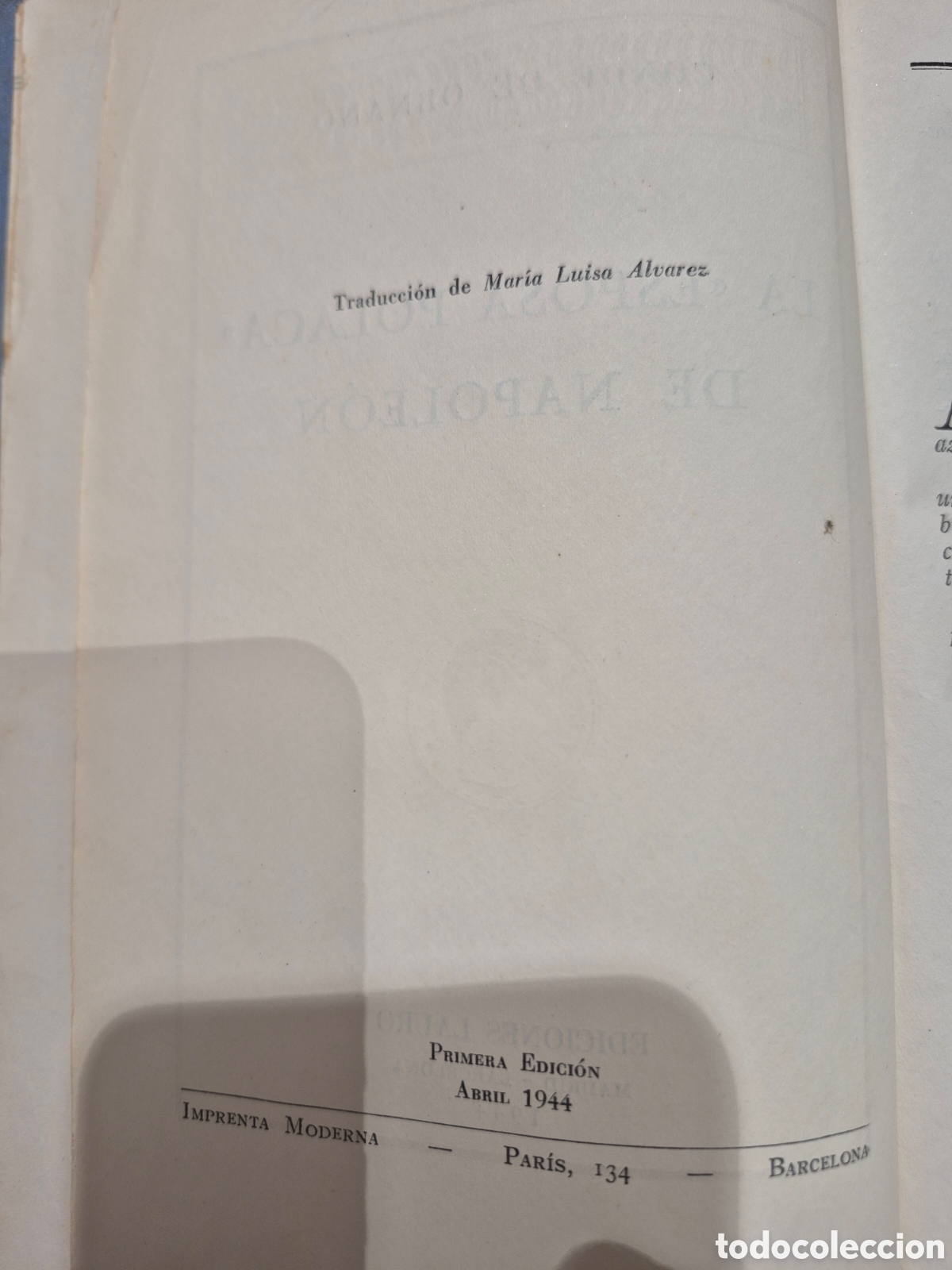 Libros de segunda mano: Libro &rdquo;La esposa polaca de Napole&oacute;n&rdquo; - Foto 2