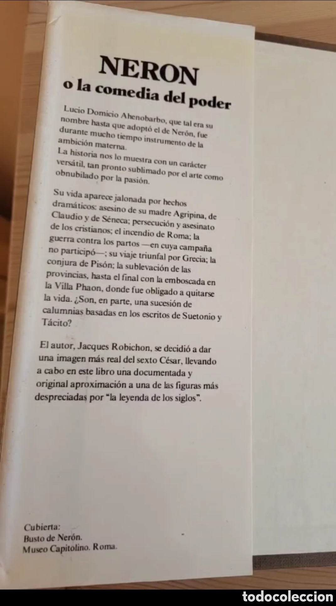 Libros de segunda mano: NERON o la comedia del poder/JACQUES ROBICHON - Foto 2