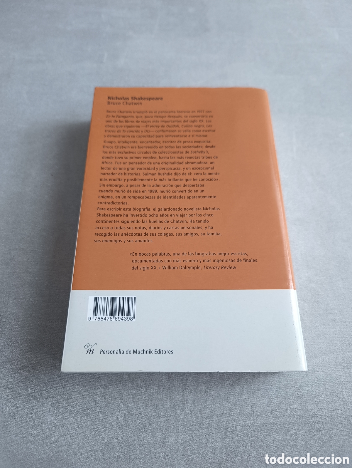 Libros de segunda mano: NICHOLAS SHAKESPEARE - BRUCE CHATWIN. - Foto 4