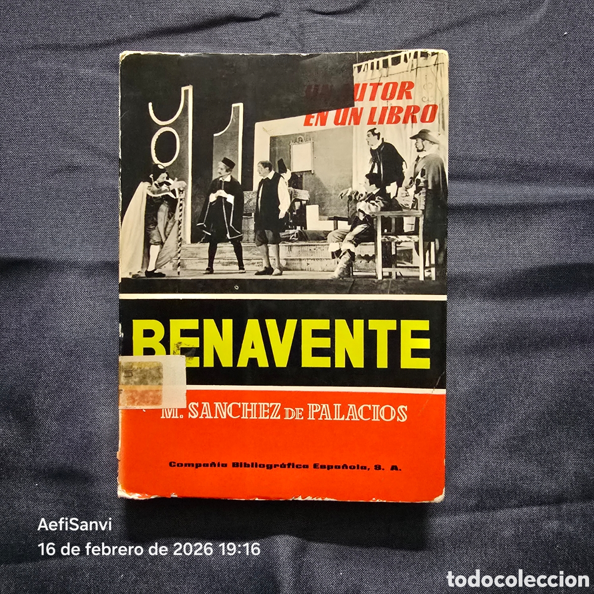 Libros de segunda mano: BENAVENTE (M. S&Aacute;NCHEZ DE PALACIOS) - Foto 1