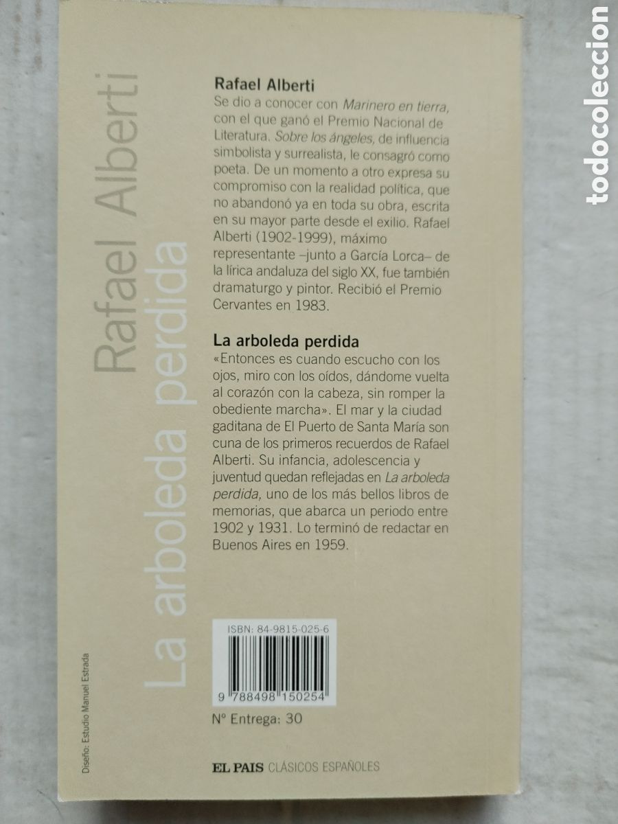 Libros de segunda mano: LA ARBOLEDA PERDIDA/RAFAEL ALBERTI - Foto 3