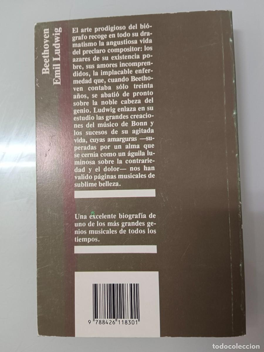 Libros de segunda mano: BEETHOVEN. EMIL LUDWIG. Z - Foto 3