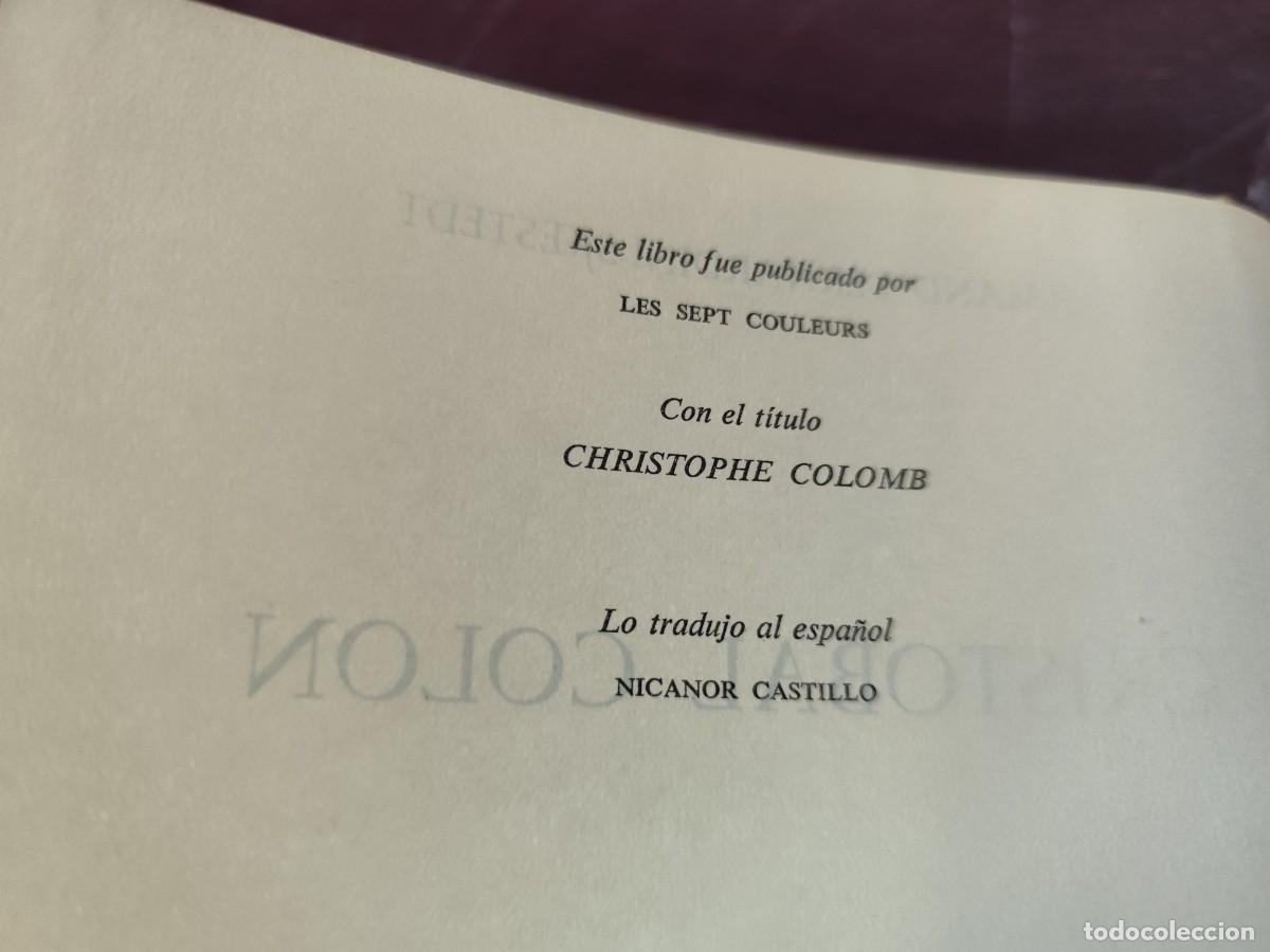Libros de segunda mano: CRISTOBAL COLON / A.BERNARDINI SJOESTEDT / PU-GUI-12 / CASTILLA - Foto 9