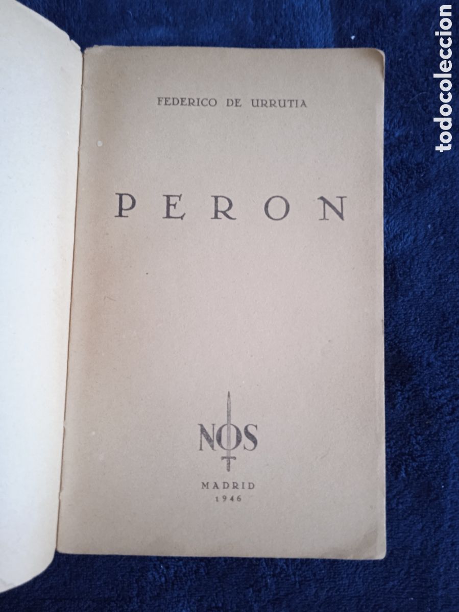 Libros de segunda mano: PERON / FEDERICO DE URRUTIA