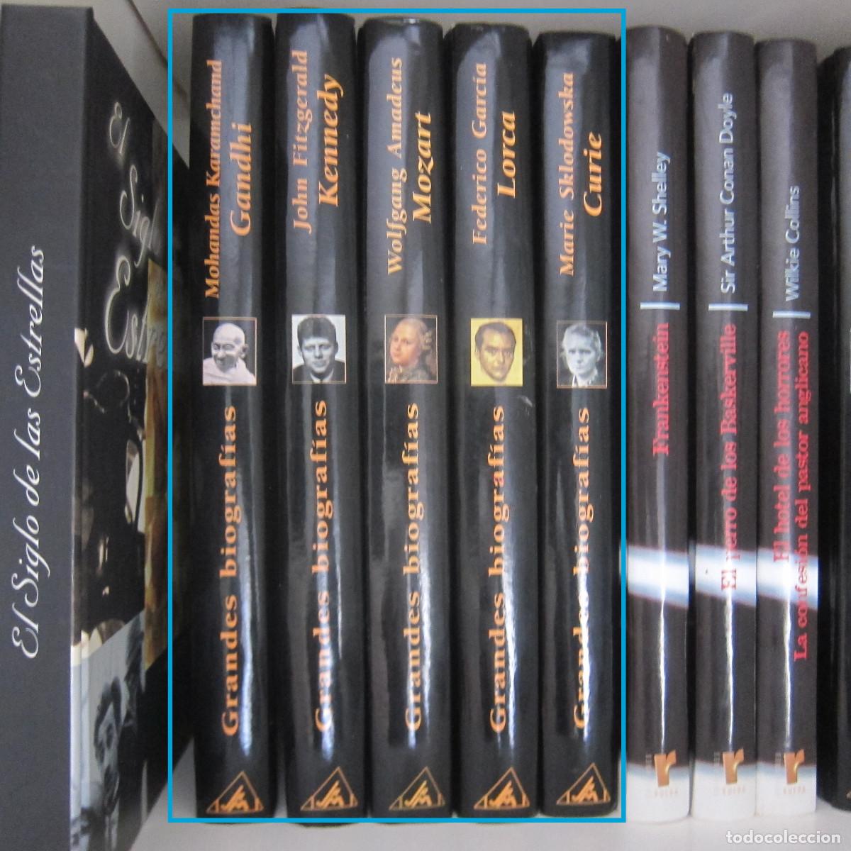 Libros de segunda mano: PACK GRANDES BIOGRAF&Iacute;AS - KENNEDY, CURIE, GANDHI, MOZART Y LORCA (RUEDA) 5 VOL. BIOGRAF&Iacute;AS