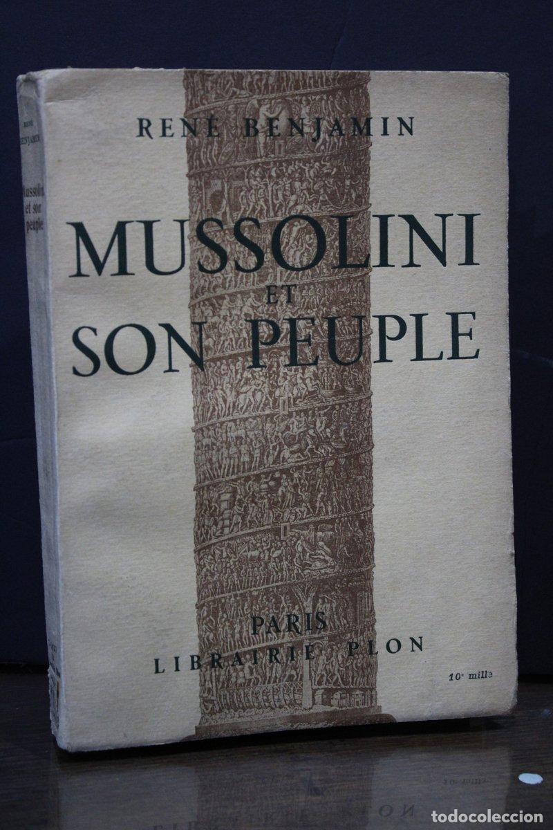 Libros de segunda mano: Mussolini et son peuple - Benjamin, Ren&eacute;. - Foto 1