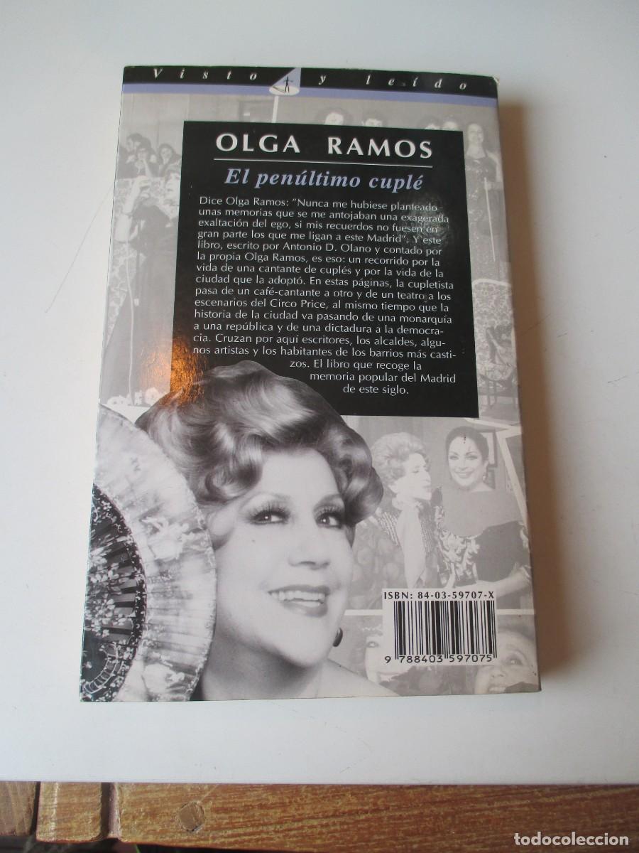 Libros de segunda mano: OLGA RAMOS El pen&uacute;ltimo cupl&eacute; W39227 - Foto 2