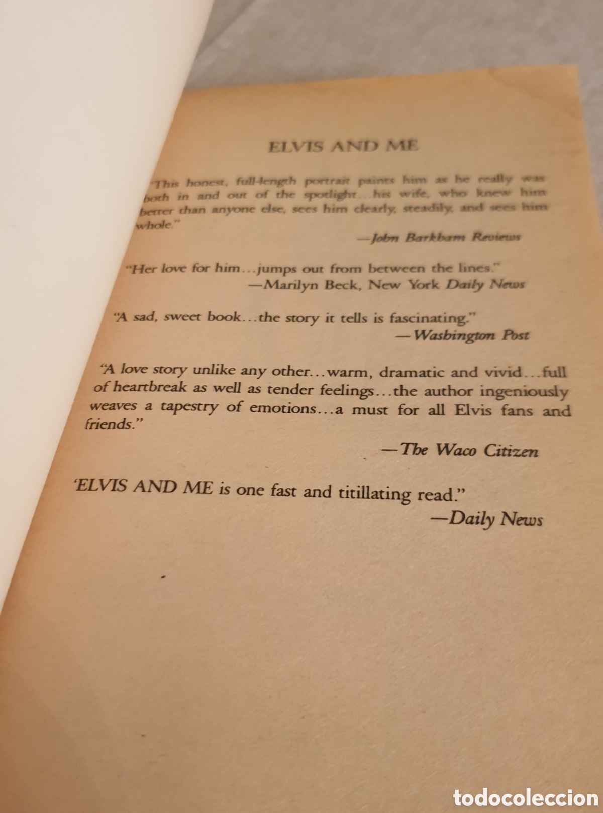 Libros de segunda mano: ELVIS AND ME (EDICI&Oacute;N DE 1985) - Foto 8