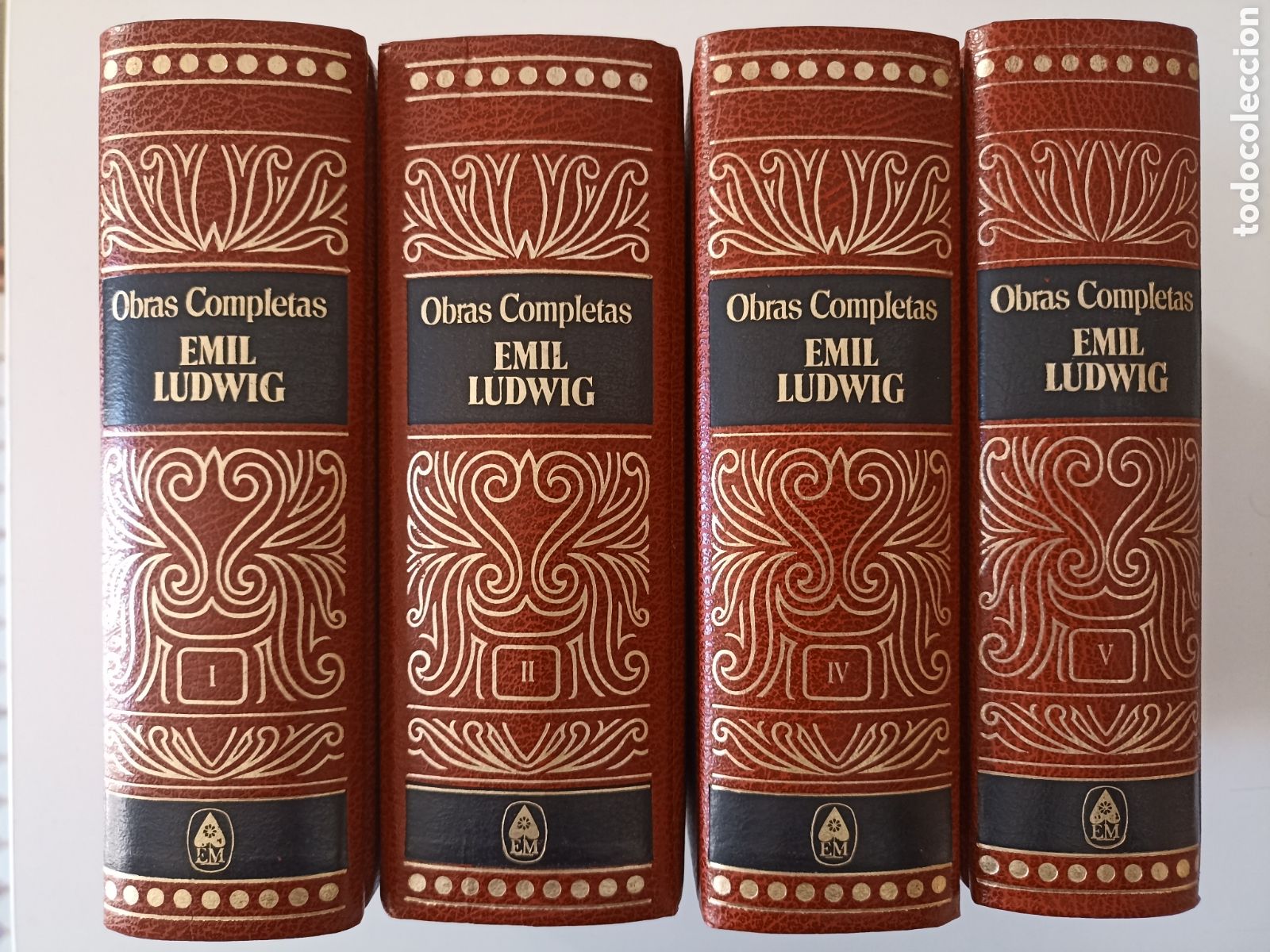 Libros de segunda mano: Lote 4 x Emil Ludwig. Obras completas I, II, IV, V. Biograf&iacute;as (Juventud, 1976-79-70-72)