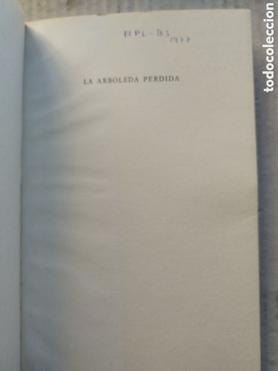 Libros de segunda mano: LA ARBOLEDA PERDIDA/RAFAEL ALBERTI - Foto 2