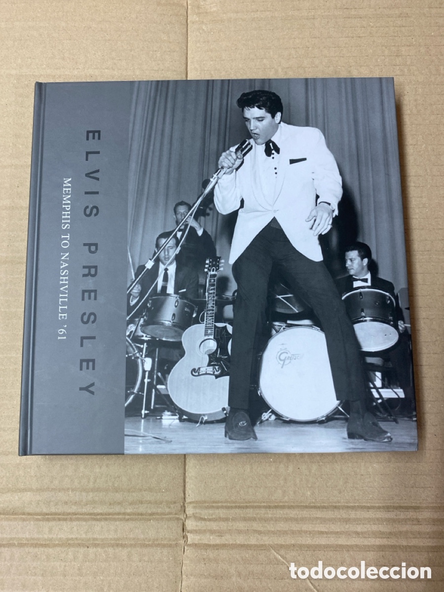 Libros de segunda mano: LIBRO + CD ELVIS PRESLEY. MEMPHIS TO NASHVILLE &lsquo;61. COMO NUEVO.