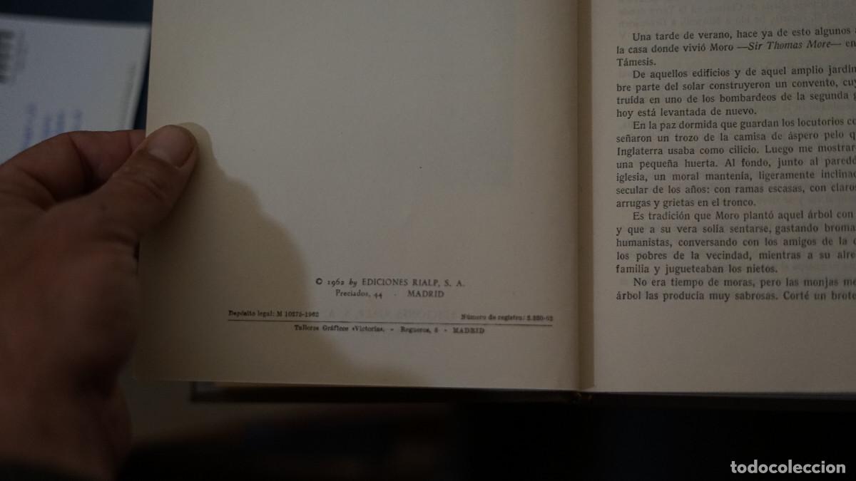 Libros de segunda mano: Vazquez de Prada - Sir Tomas Moro - Rialp - Foto 2