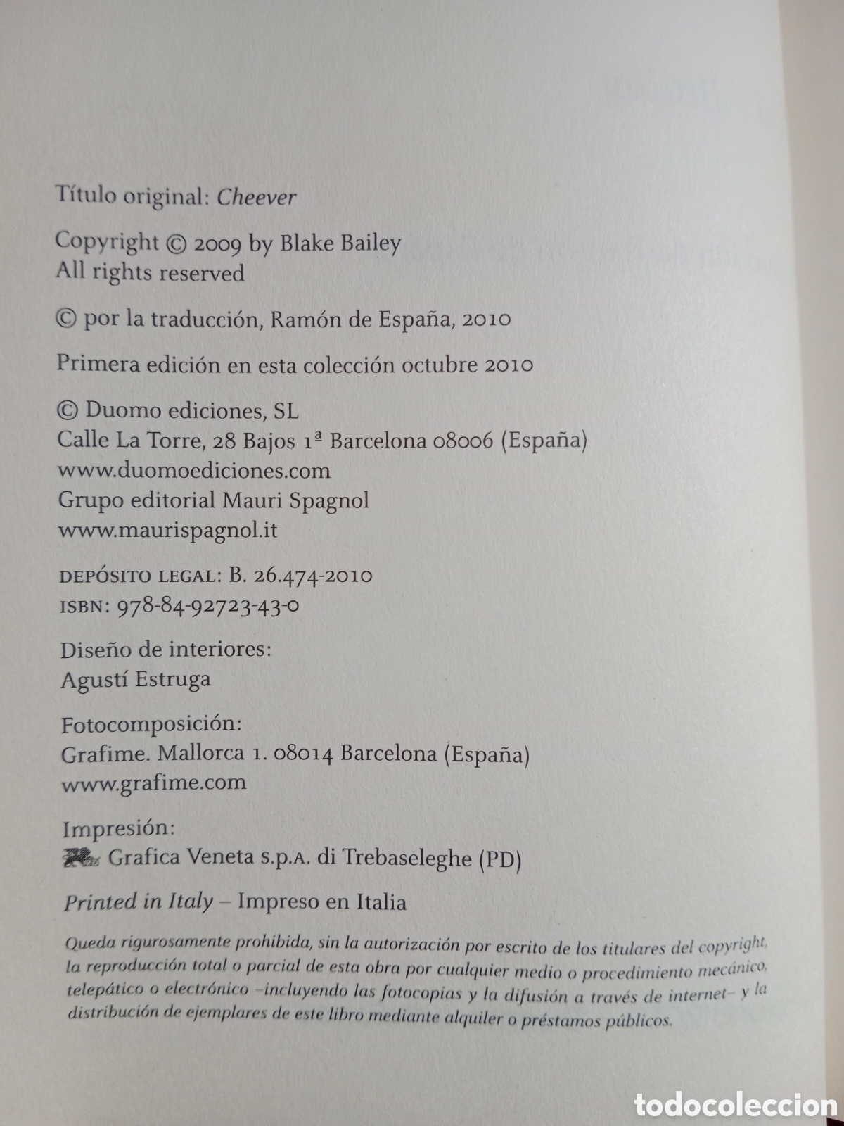 Libros de segunda mano: CHEEVER: UNA VIDA, BLAKE BAILEY,. PRIMERA EDICI&Oacute;N - Foto 6