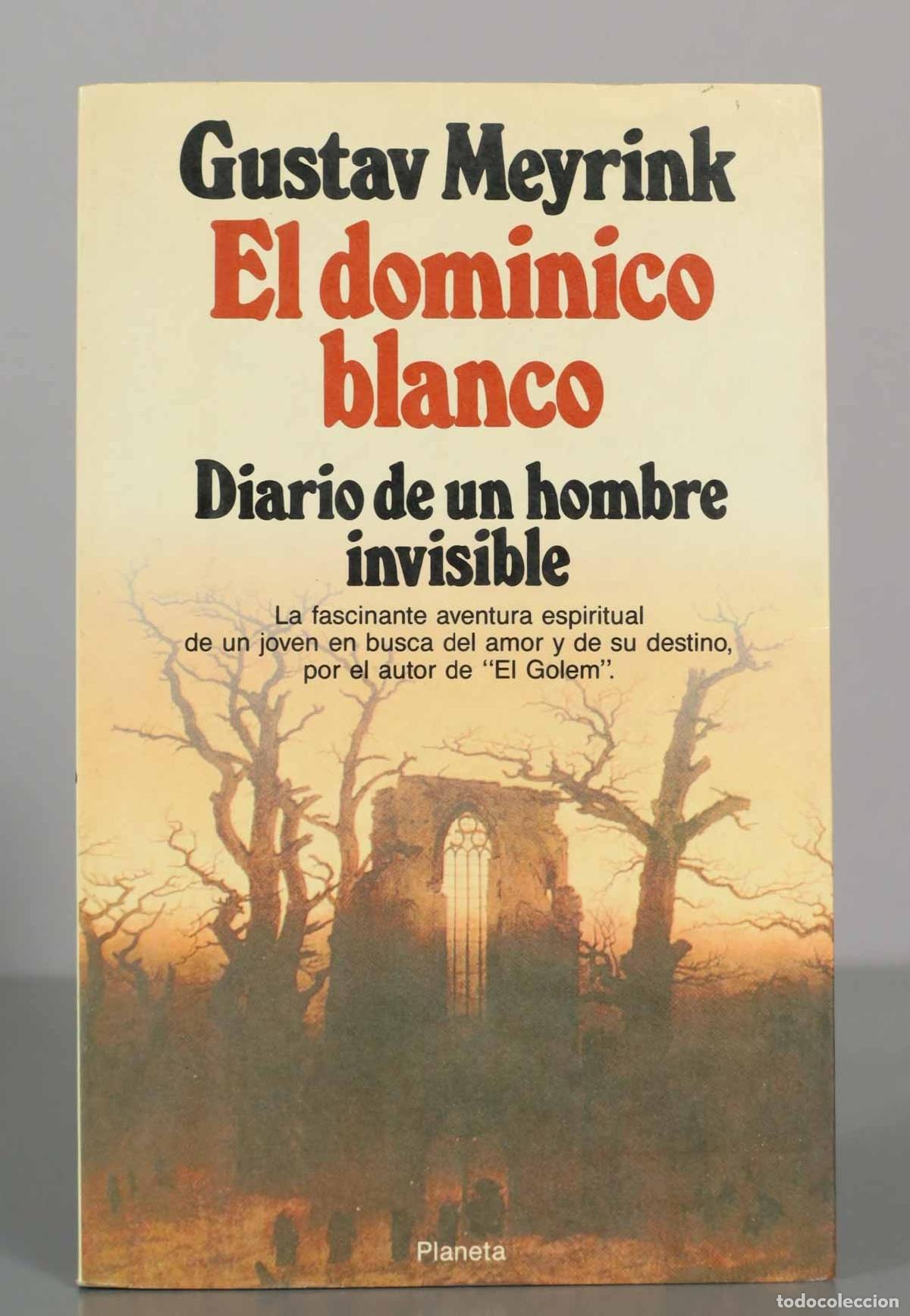 Libros de segunda mano: Gustav Meyrink. El dominico blanco. Diario de un hombre invisible.