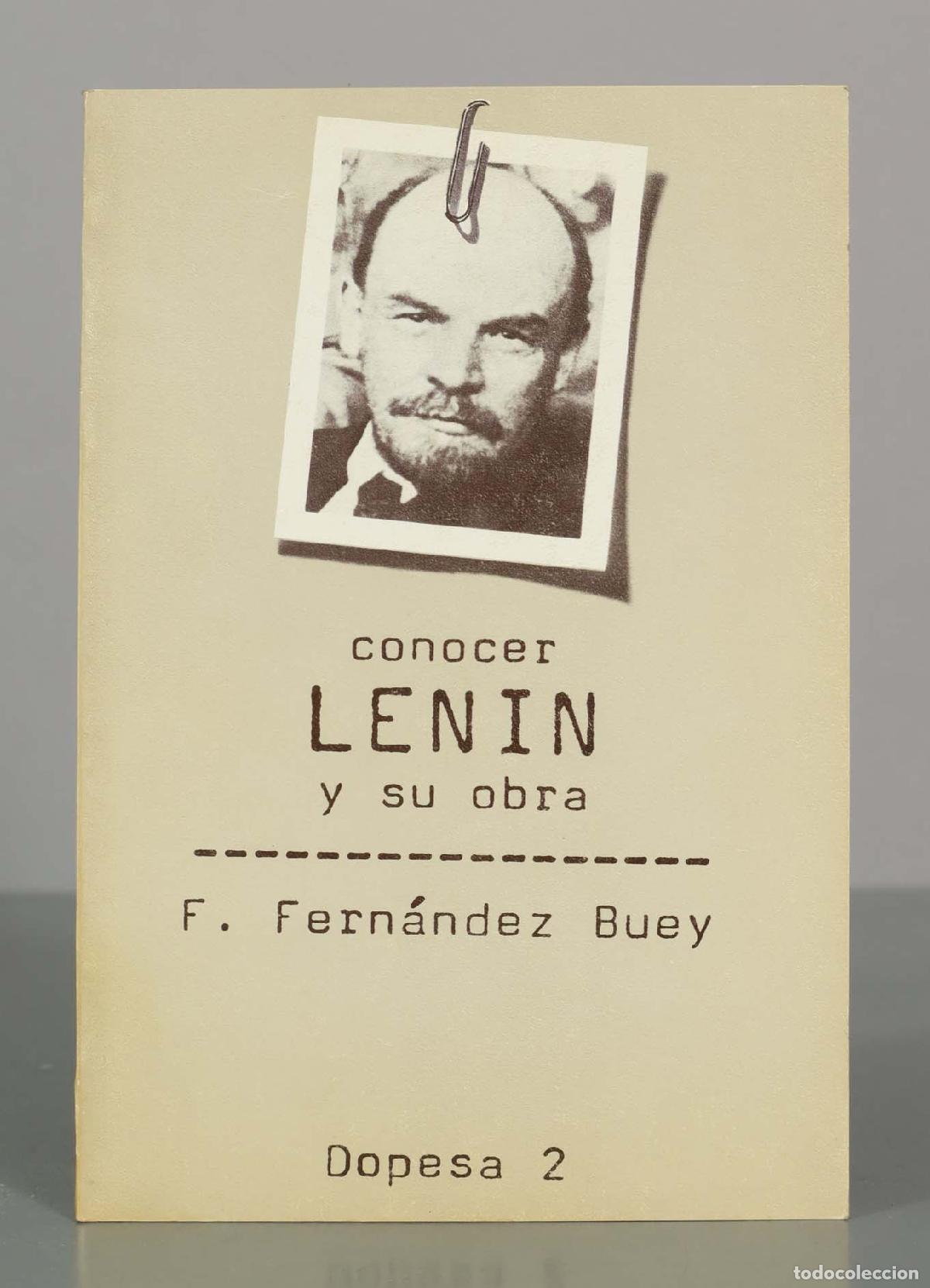 Gebrauchte B&uuml;cher: Conocer Lenin y su obra - Francisco Fern&aacute;ndez Buey - Dopesa 2