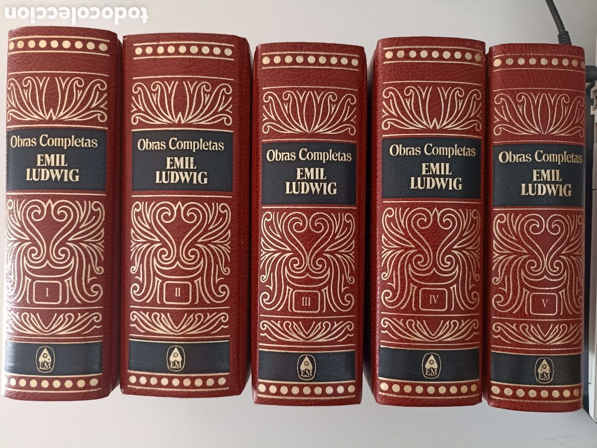Libros de segunda mano: Lote 5 x Emil Ludwig. Obras completas I, II, III, IV, V. Biograf&iacute;as (Juventud, 1976-79-70-72)