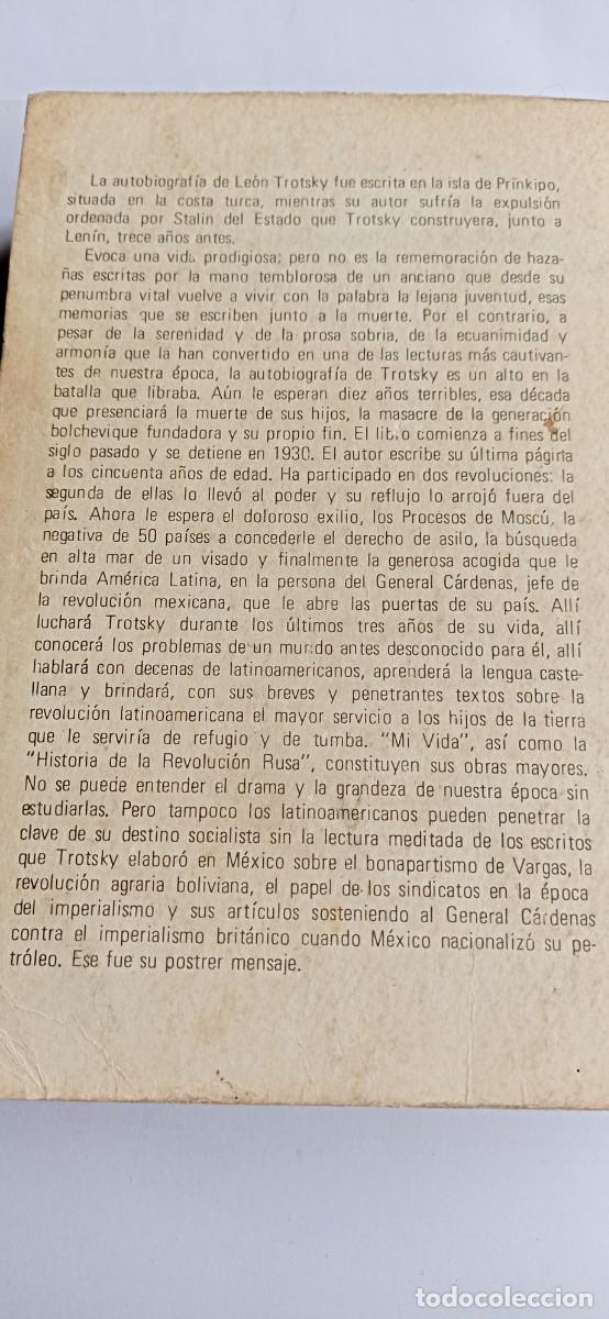 Libros de segunda mano: Le&oacute;n Trotsky. Mi vida. Editorial Dial&eacute;ctica. 1929 - Foto 2