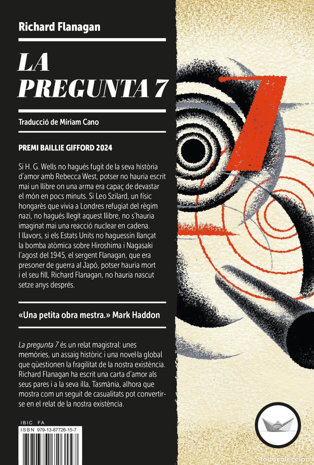 Libros de segunda mano: La pregunta 7 - Richard Flanagan - Edicions del Periscopi - Astrolabi 20