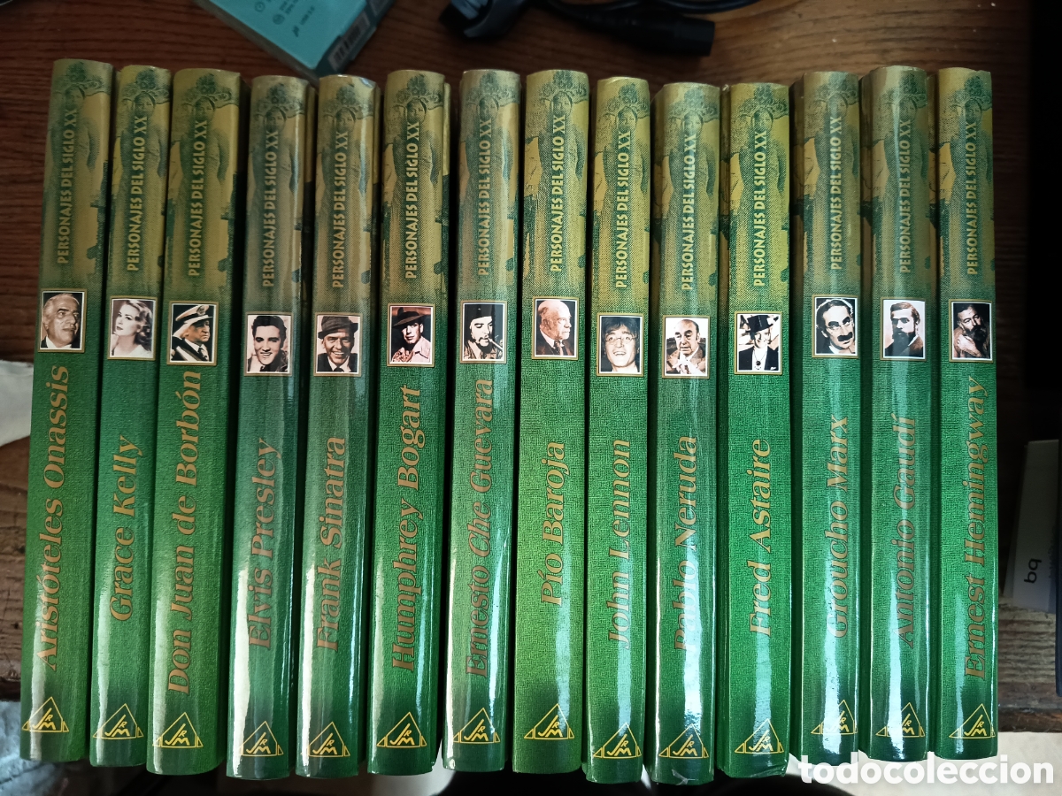 Second hand books: Lote 14 vol&uacute;menes &ldquo;Protagonistas del Siglo XX&rdquo; &ndash; Ediciones Rueda (2000)