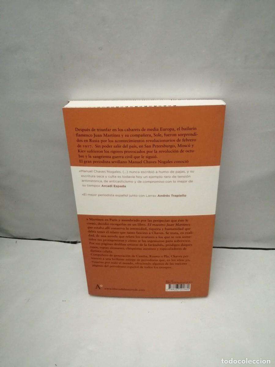 Libros de segunda mano: El maestro Juan Mart&iacute;nez que estaba all&iacute; - Foto 2
