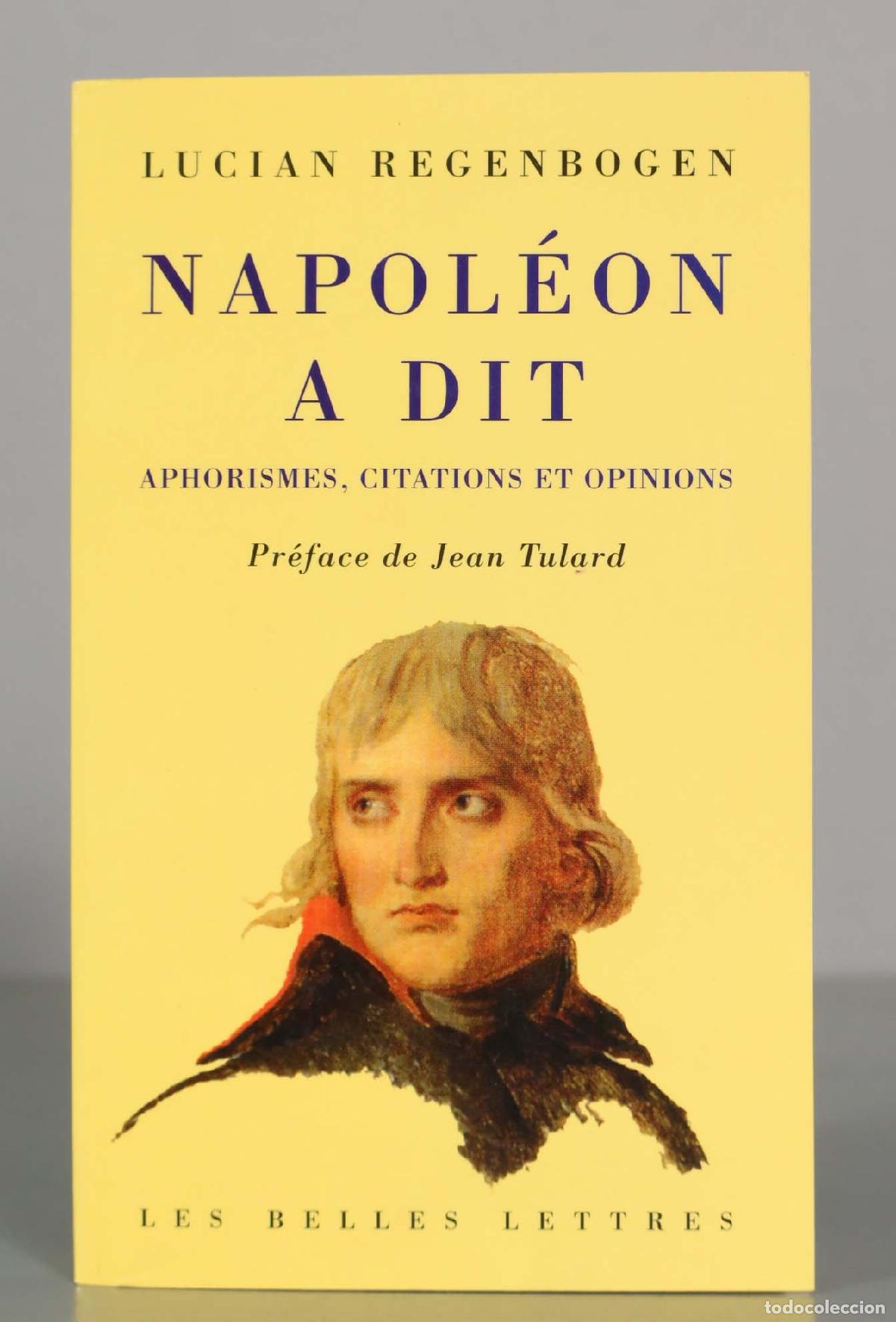 Libros de segunda mano: LUCIAN REGENBOGEN. NAPOL&Eacute;ON A DIT.