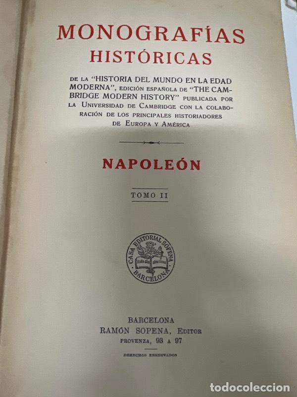 Second hand books: Napoleon tomo II - Varios autores