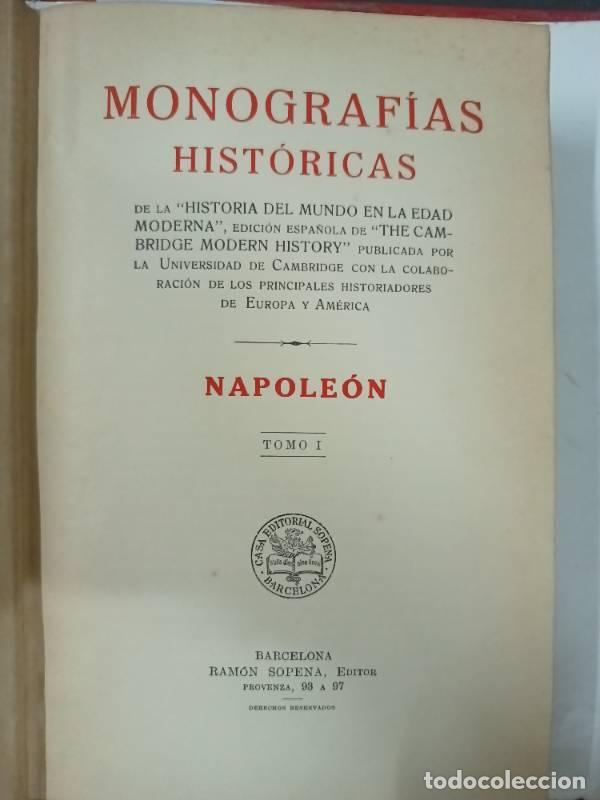 Second hand books: Napoleon tomo I - Varios autores