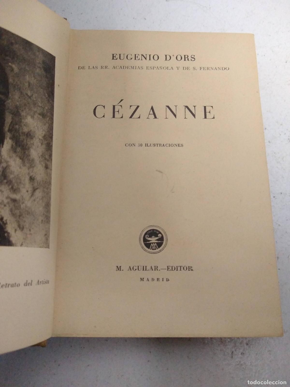Second hand books: Cezzane - Eugenio D&acute;ors