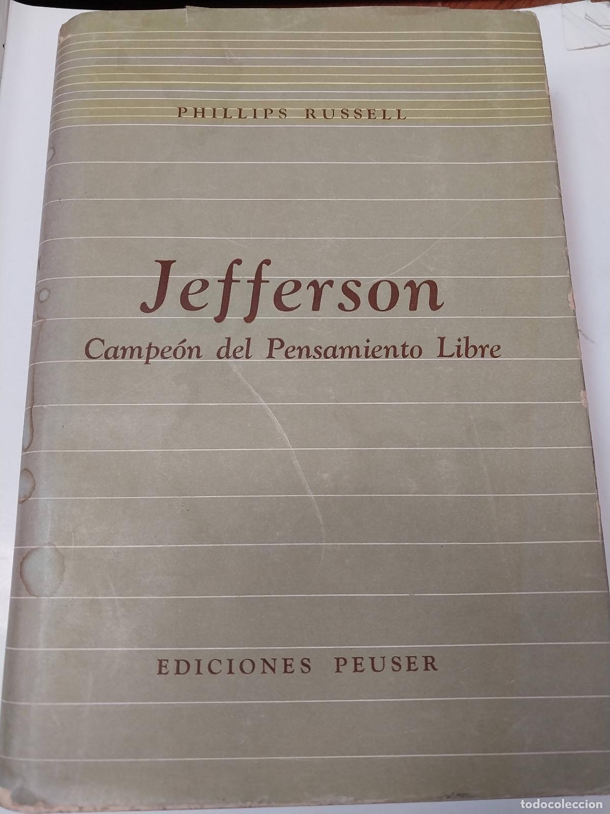 Libros de segunda mano: Jefferson - Phillips Russell - Foto 1