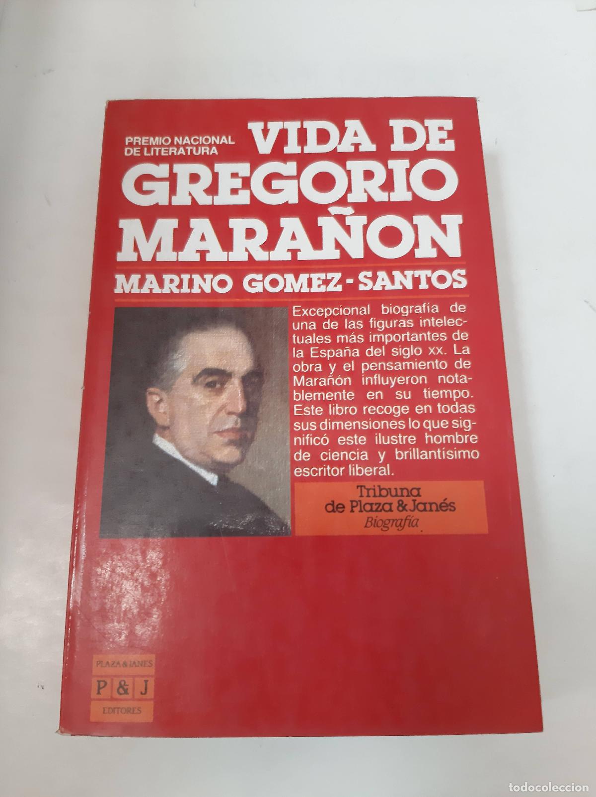Libros de segunda mano: Vida De Gregorio Mara&ntilde;on - Mario Gomez Santos - Foto 1
