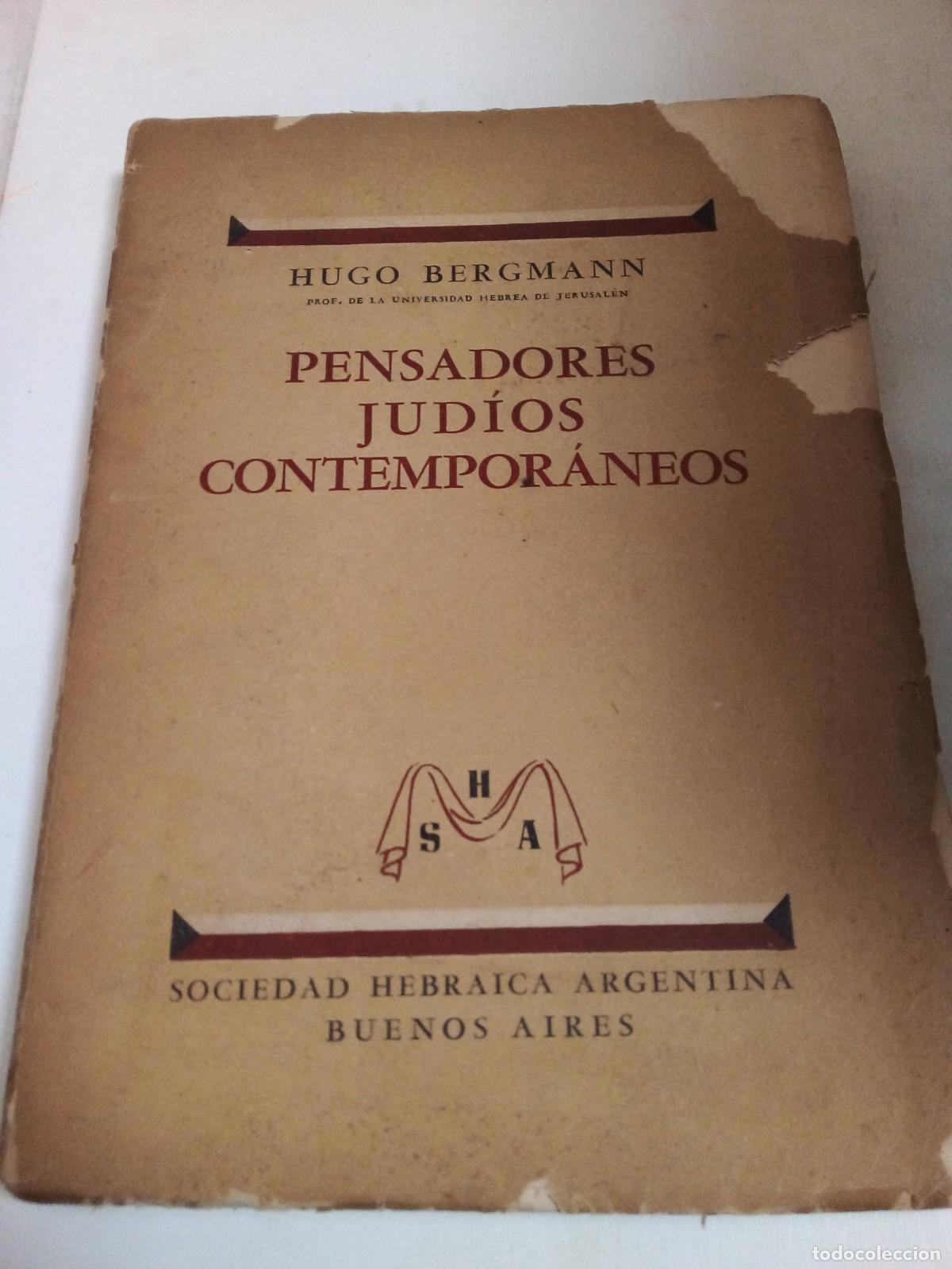 Second hand books: Pensadores Jud&iacute;os Contempor&aacute;neos - Hugo Bergmann