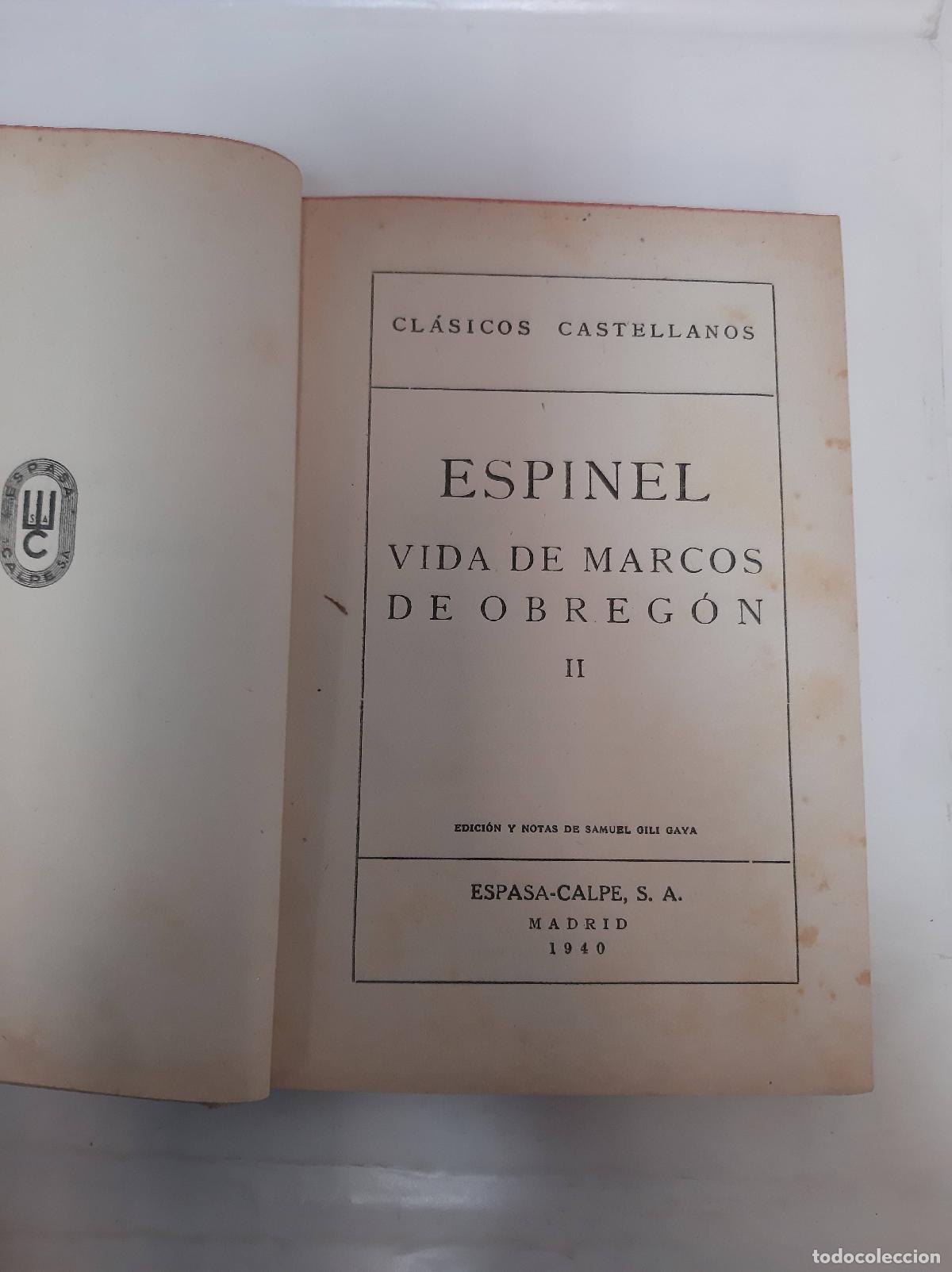 Second hand books: Vida de marcos de obreg&oacute;n - Espinel